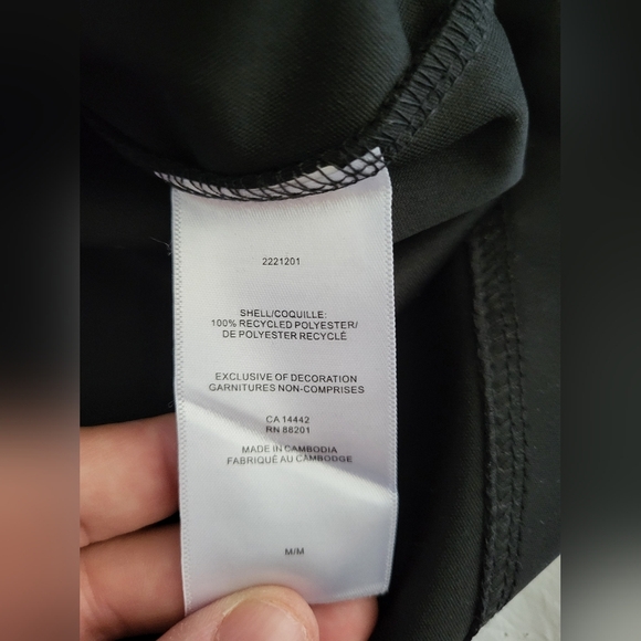 NEW- Mondetta Men's Black Performance Jacket,  Size Medium - Picture 6 of 6